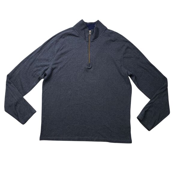 Robert Graham Other - Robert Graham Sweater Mens Medium 1/4 Zip Long Sleeve Classic Fit Pullover Gray
